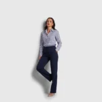 J.Crew Premium Organic Cotton Pinstripe Shirt - Classic Blue & White