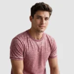 FARABIZ ‘Mars-Marl’ Acid-Wash Heavyweight Raw-Stitched Loose Tee