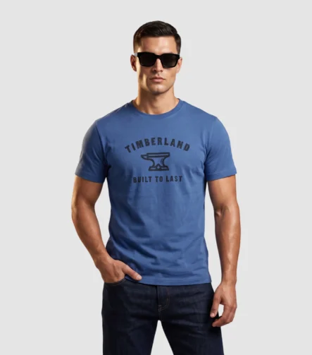 Timberland ‘Cobalt’ Built-To-Last Anvil Graphic Tee (M)