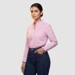 J.Crew Ruffled Striped Cotton Shirt (L)