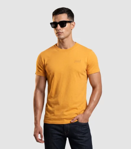 Superdry ‘Amber-Marl’ Organic Cotton Embroidered Tee (S)
